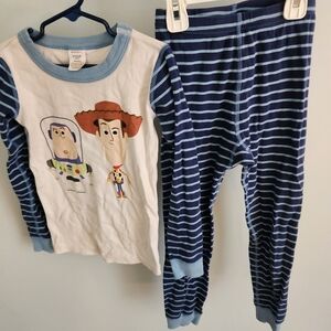 Hanna Anderson Pajamas Set - Blue and White Toy Story Disney